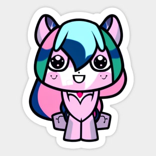 A CUTE KAWAI Pony Sticker